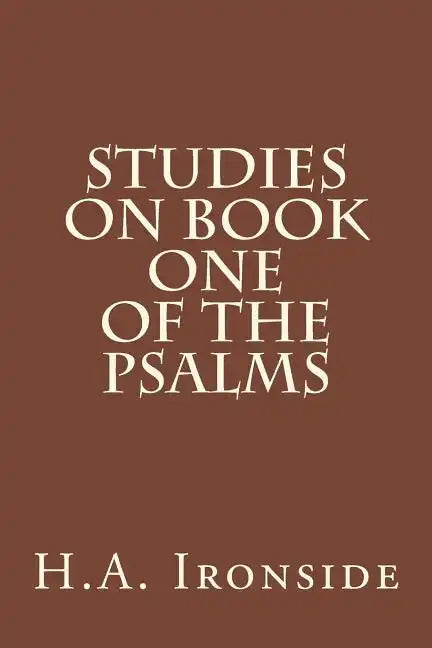 Studies on Book One of the Psalms - Paperback