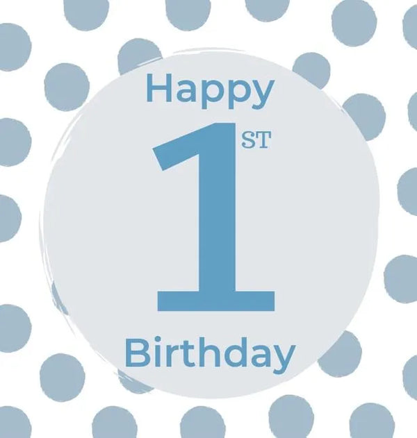 First birthday guest book (Hardcover): Birthday boy guest book, first birthday book, party and birthday celebrations decor, memory book, 1st birthday, - Hardcover