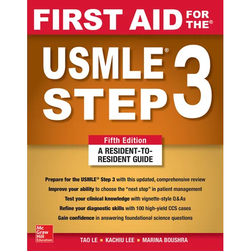 First Aid for the USMLE Step 3, Fifth Edition - Paperback