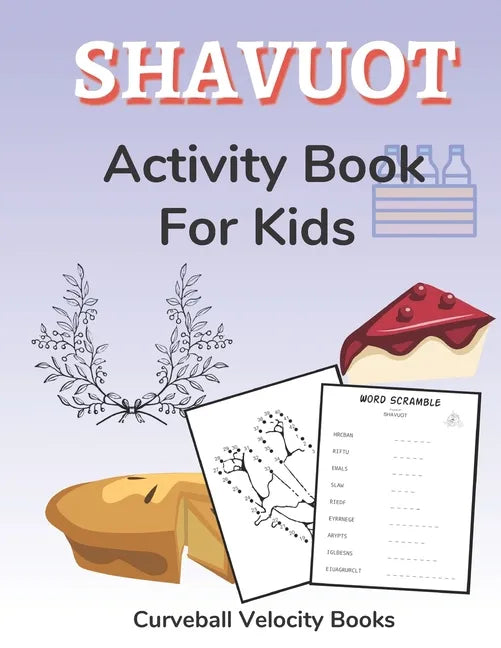 Shavuot Activity Book for Kids: Puzzles for Kids 2nd Grade and Over - Paperback