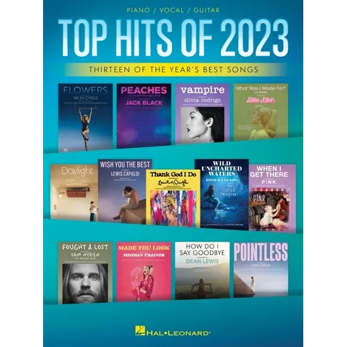 Top Hits of 2023 - Arranged for Piano/Vocal/Guitar - Paperback
