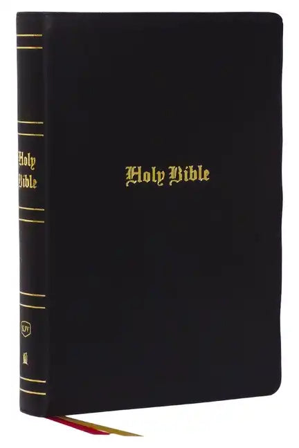 KJV Holy Bible: Super Giant Print with 43,000 Cross References, Black Genuine Leather, Red Letter, Comfort Print (Thumb Indexed): King James Version - Leather