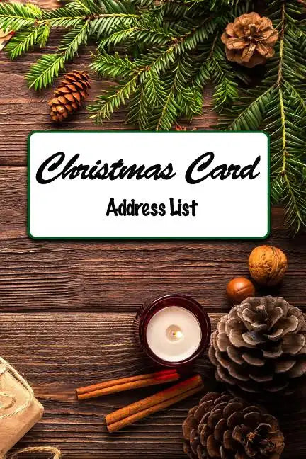 Christmas Card Address List: A custom tracker and address list for you holiday cards - Paperback