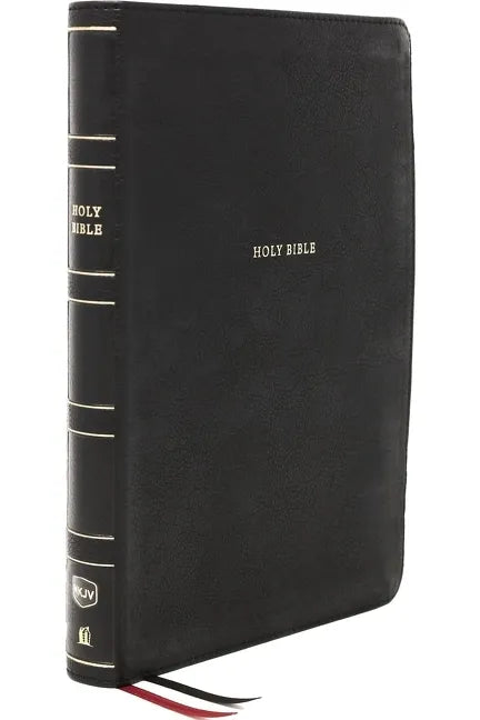Nkjv, Thinline Reference Bible, Large Print, Leathersoft, Black, Thumb Indexed, Red Letter Edition, Comfort Print: Holy Bible, New King James Version - Imitation Leather