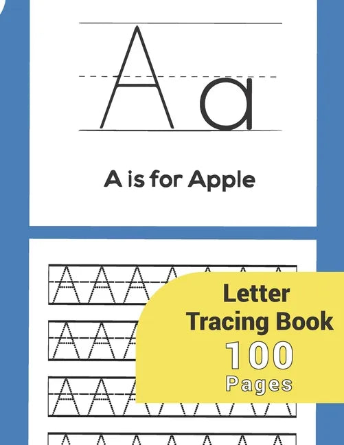 Letter Tracing: Letter Tracing Paper-Perfect For Kids Letter Tracing Books Preschoolers 3-5 Kindergarten Toddlers Boys Girls Kida Age - Paperback