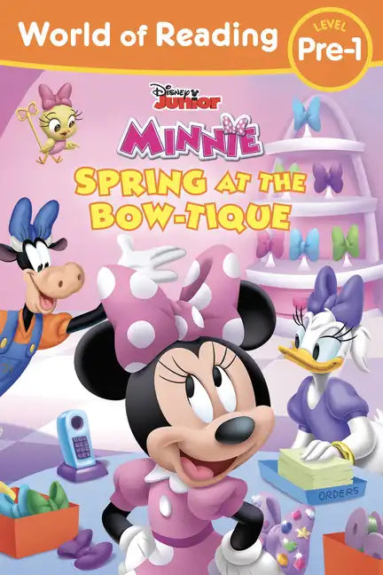 World of Reading Disney Junior Minnie Spring at the Bow-Tique - Paperback