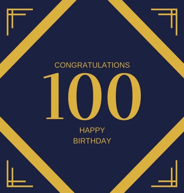 Happy 100th Birthday Guest Book (Hardcover): Happy 100th Birthday Guest book, party and birthday celebrations decor, memory book, scrapbook, one hundr - Hardcover