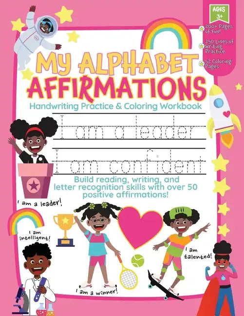 My Alphabet Affirmations Coloring and Handwriting Workbook for Black Girls - Paperback