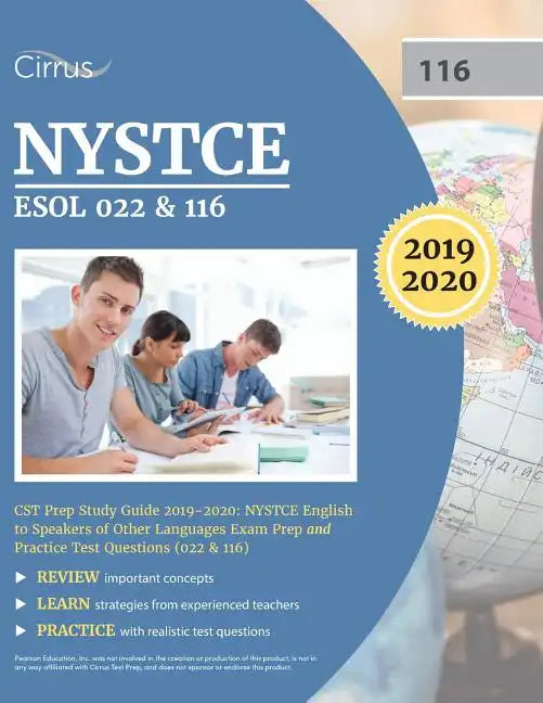 NYSTCE ESOL 022 & 116 CST Prep Study Guide 2019-2020: NYSTCE English to Speakers of Other Languages Exam Prep and Practice Test Questions (022 & 116) - Paperback