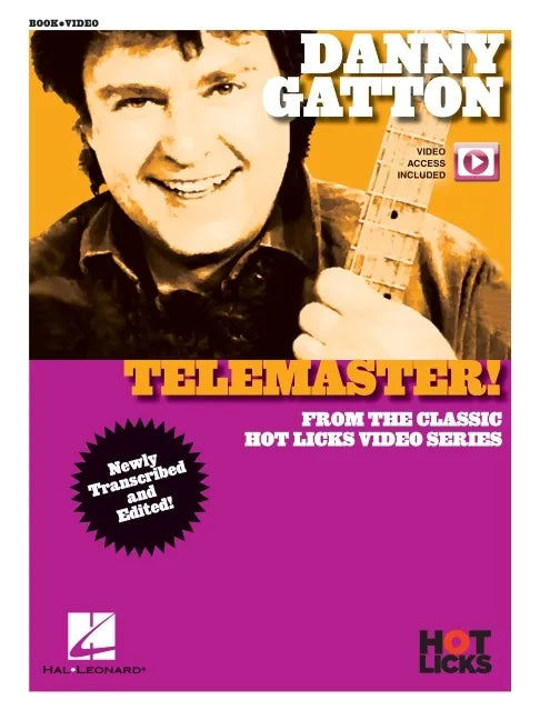 Danny Gatton - Telemaster! from the Classic Hot Licks Video Series - Book with Online Video - Paperback