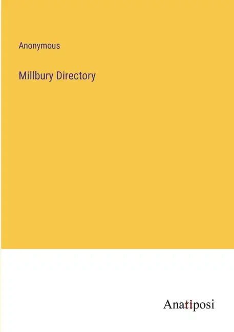 Millbury Directory - Paperback