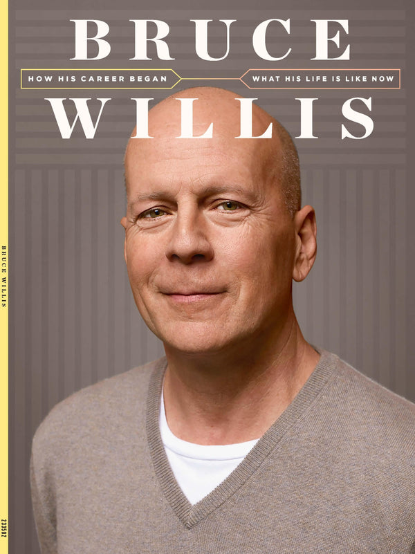 Bruce Willis - 40+ Roles Reviewed, Die Hard, John McClane, Unbreakable, Pulp Fiction, Moonlighting, 12 Monkeys, Alter-Ego Bruno Radolini, Bald, Hollywood Blended Family, Restaurants & Dementia Journey