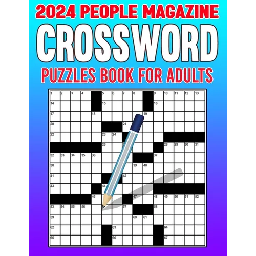 2024 People Magazine Crossword Puzzles Book For Adults: Keep Your Mind Engaged and Entertained with a Diversity of Puzzles - Paperback