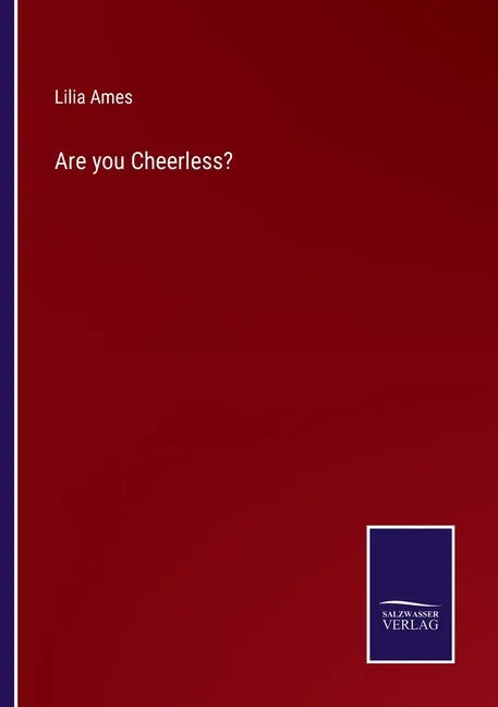 Are you Cheerless? - Paperback