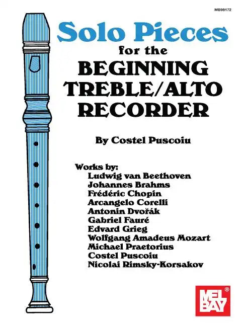 Solo Pieces for the Beginning Treble/Alto Recorder - Paperback