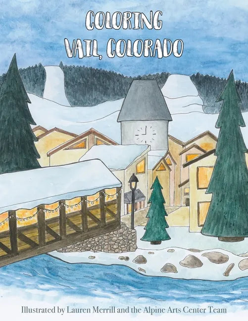 Coloring Vail, Colorado - Paperback