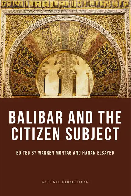 Balibar and the Citizen Subject - Paperback