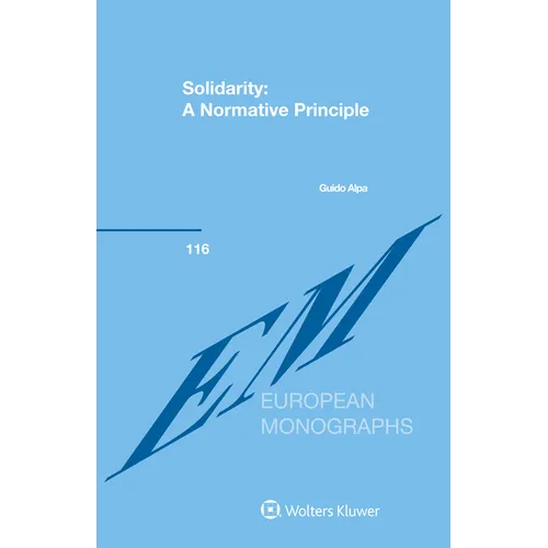 Solidarity: A Normative Principle - Hardcover