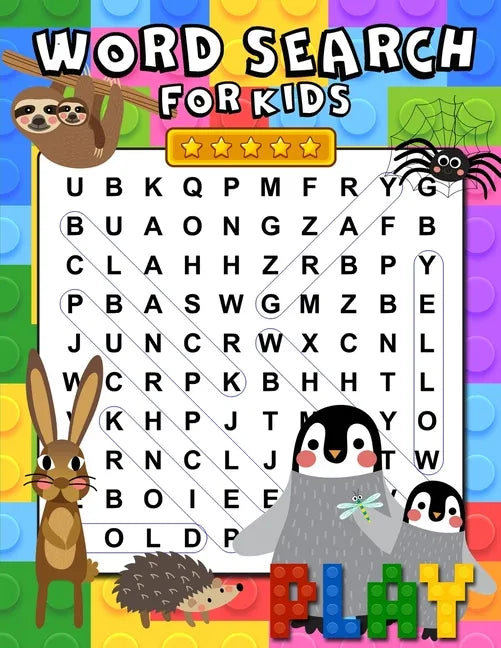 Word Search For Kids: 100 Fun and Educational Word Search Puzzles for Kids ages 6-8 Search & Find Activity Book to Improve Vocabulary, Spell - Paperback