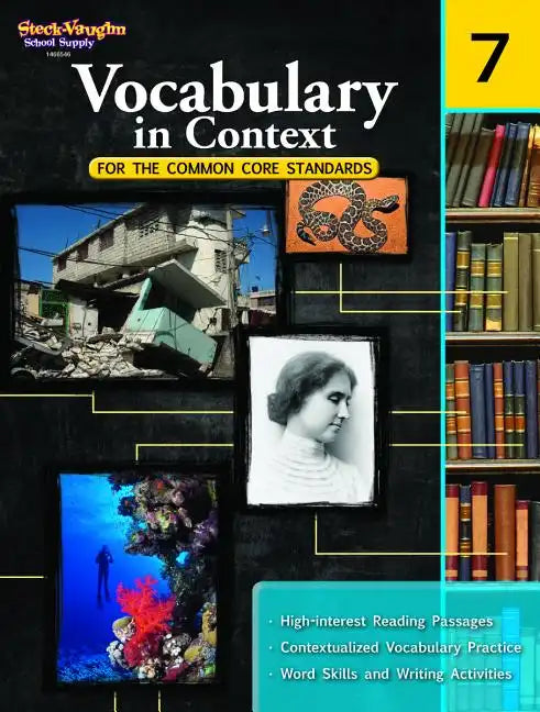 Vocabulary in Context for the Common Core Standards Reproducible Grade 7 - Paperback