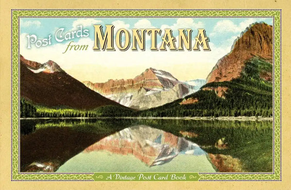 Post Cards from Montana: A Vintage Post Card Book - Paperback