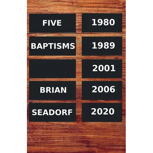 Five Baptisms - Paperback