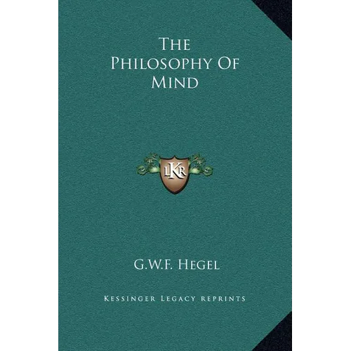 The Philosophy Of Mind - Hardcover