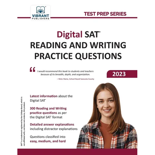 Digital SAT Reading and Writing Practice Questions - Paperback