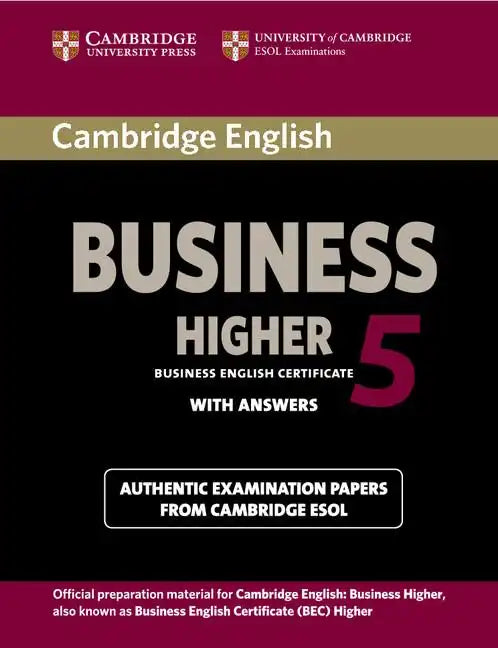 Cambridge English Business 5 Higher - Paperback