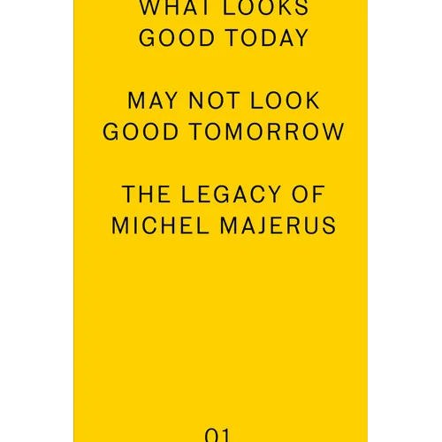 What Looks Good Today May Not Look Good Tomorrow: The Legacy of Michel Majerus - Paperback