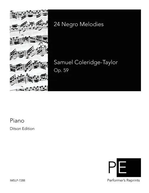 24 Negro Melodies - Paperback