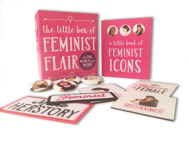 The Little Box of Feminist Flair: With Pins, Patches, & Magnets - Paperback
