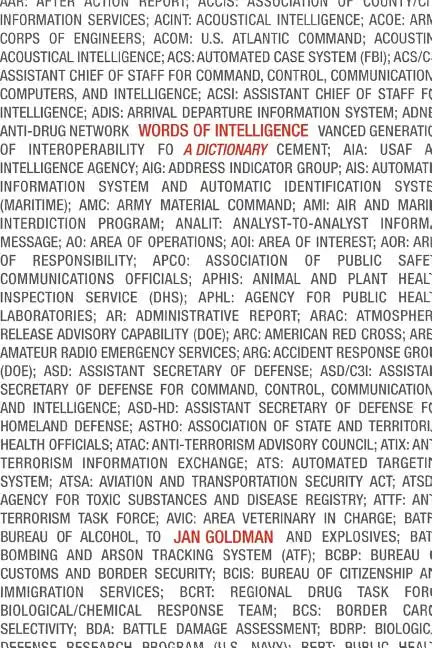 Words of Intelligence: A Dictionary - Paperback