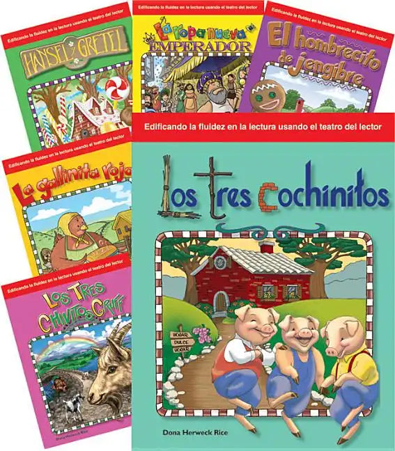 Children's Folk Tales and Fairy Tales 6-Book Spanish Set - Paperback