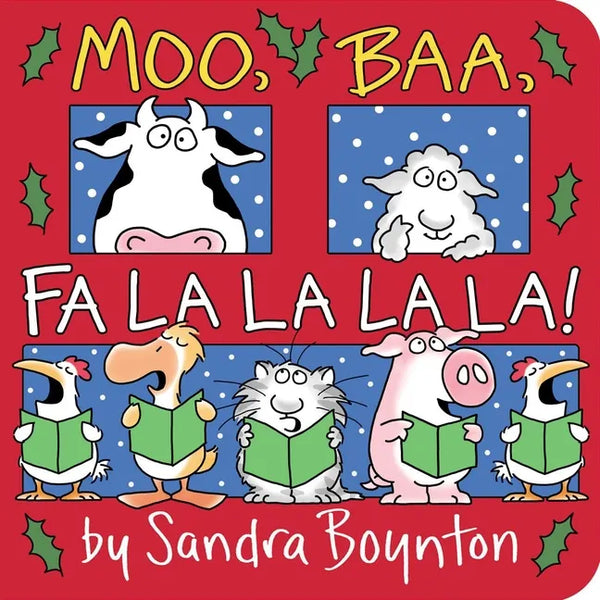 Moo, Baa, Fa La La La La! - Board Book