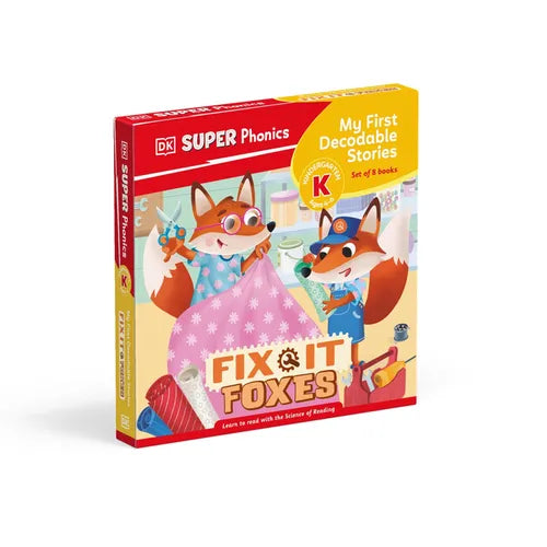 DK Super Phonics My First Decodable Stories Fix-It Foxes - Paperback