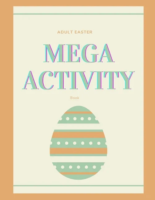Adult Mega Easter Activity Book - Paperback