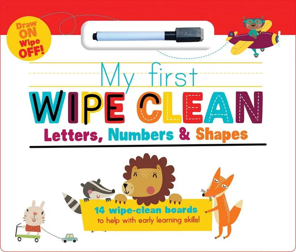 My First Wipe Clean: Letters, Numbers & Shapes - Hardcover