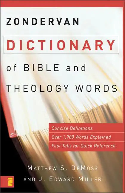 Zondervan Dictionary of Bible and Theology Words - Paperback