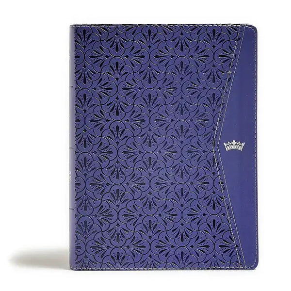 CSB Tony Evans Study Bible, Purple Leathertouch, Indexed: Black Letter, Study Notes and Commentary, Articles, Videos, Ribbon Marker, Sewn Binding, Eas - Imitation Leather