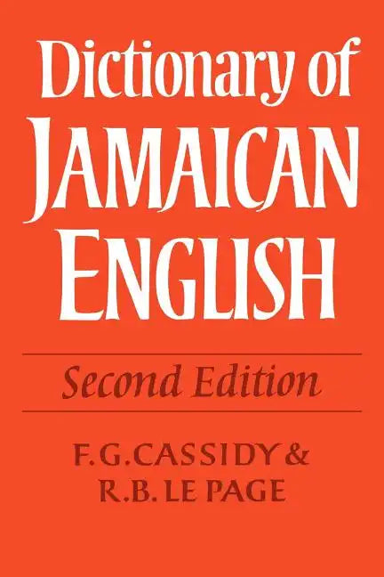 Dictionary of Jamaican English - Paperback