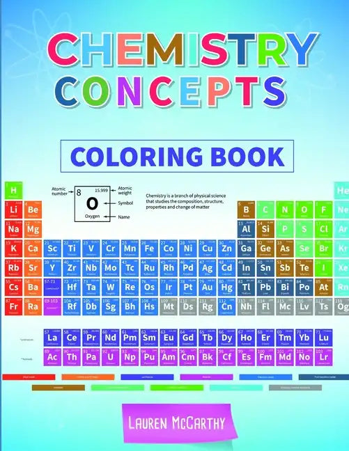 Chemistry Concepts Coloring Book - Paperback