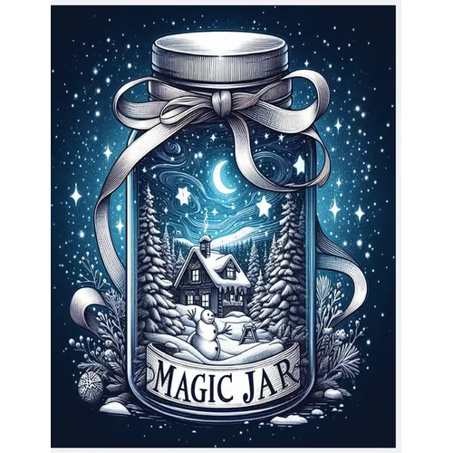 magic jar: an adult coloring book featuring whimsical jars with fun fantasy characters, adorable animals and magical scenes for a - Paperback