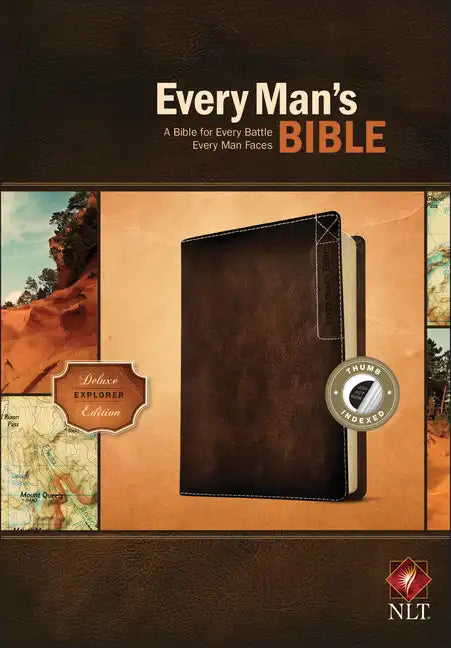 Every Man's Bible NLT, Deluxe Explorer Edition - Imitation Leather