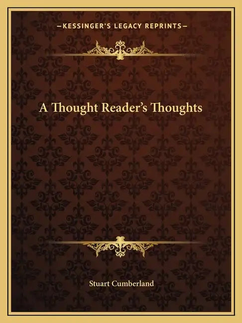 A Thought Reader's Thoughts - Paperback