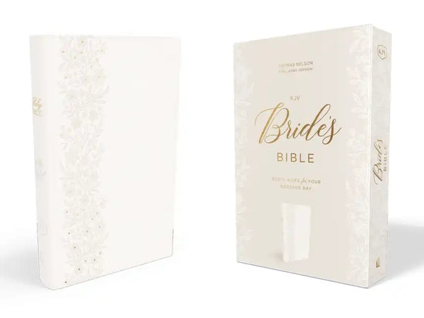 Kjv, Bride's Bible, Leathersoft, White, Red Letter Edition, Comfort Print - Imitation Leather
