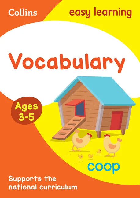 Vocabulary Activity Book Ages 3-5 - Paperback
