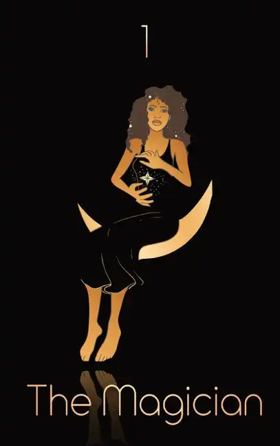 Mystical Black African American Magic Tarot Card Diary, Journal, and/or Notebook: Perfect for Fans of Astrology, Dark Magic, Fantasy, Occult, Wicca, a - Hardcover