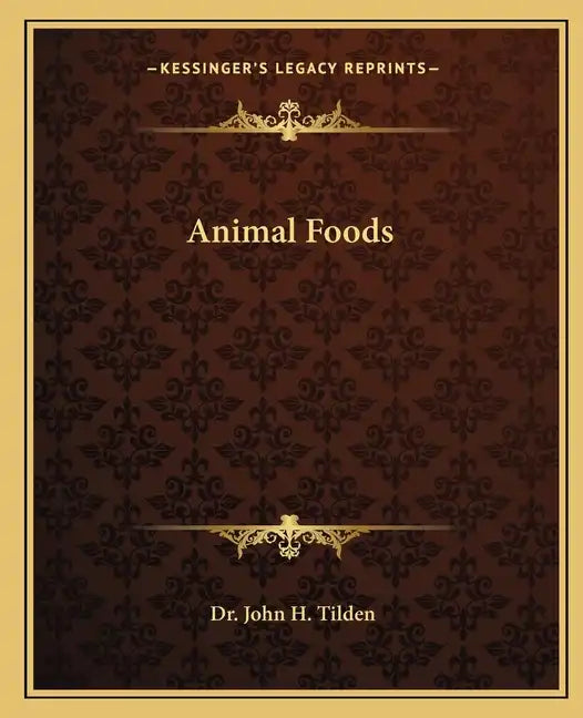 Animal Foods - Paperback