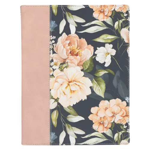 KJV Note-Taking Bible LP Faux Leather Hc Floral - Leather
